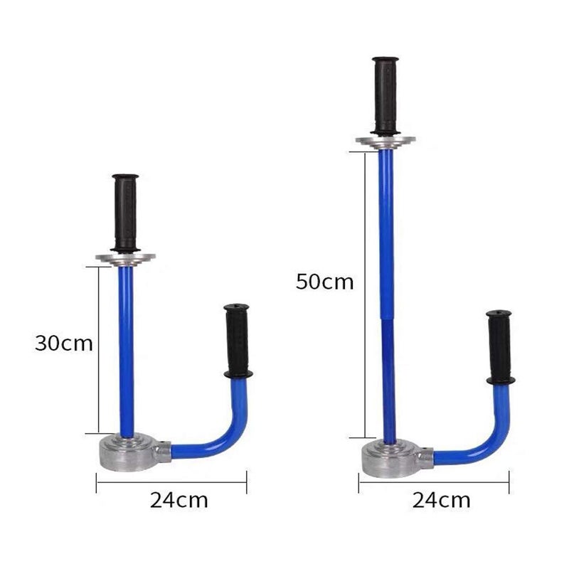 VOTOER Pallet Stretch Film Packing Machine Shrink Wrap Dispenser Holder, Hand Stretch Wrapping Tool, Adjustable Height from 12-20 inch (Blue) - Image 1